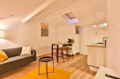 Cuisine ou kitchenette dans l'établissement Le Mimosa #Netflix #Centre-ville