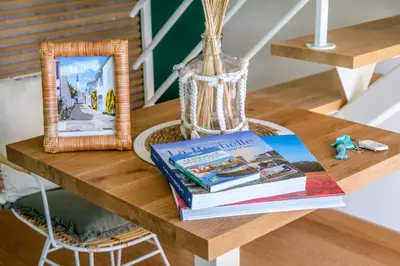 Bibliothèque dans le B&B/chambre d'hôtes