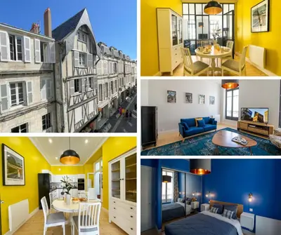 Coin salon dans l'établissement L'Amiral T3 de 100m2 tout neuf