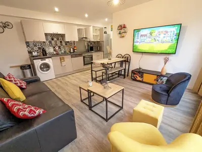Cuisine ou kitchenette dans l'établissement Beau-Jean, Un Cocon Sympa 5 min à Pied du Centre-Ville, Parking Privé, à 10 min du CHU