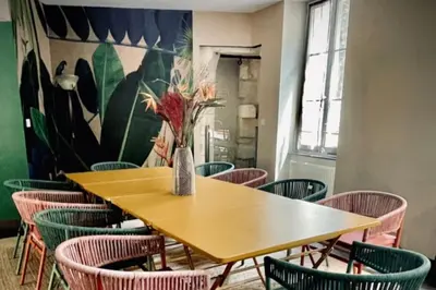 Coin salon dans l'établissement La Dame de Verre
