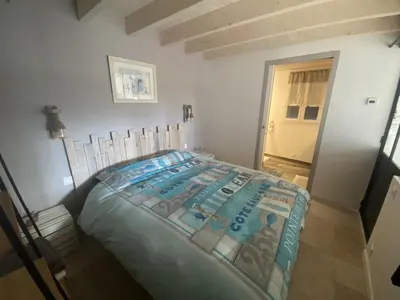 Un ou plusieurs lits dans un hébergement de l'établissement La cabane de Lily - T2 classé 3 étoiles