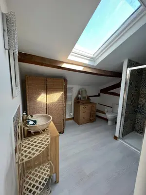 Coin salon dans l'établissement Virolet Barn