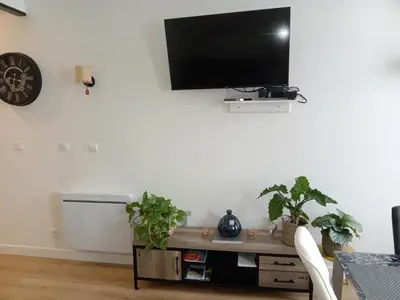 Télévision ou salle de divertissement dans l'établissement Cosy & Tendance Spa