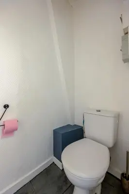 Salle de bains dans l'établissement MYAPPARTLAROCHELLE