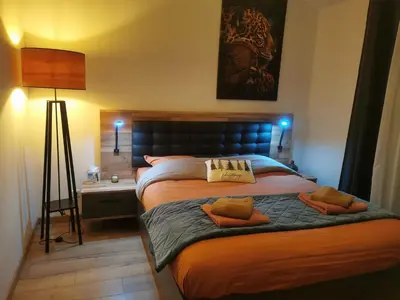 Un ou plusieurs lits dans un hébergement de l'établissement Angoulême Nord location Chambre indépendante