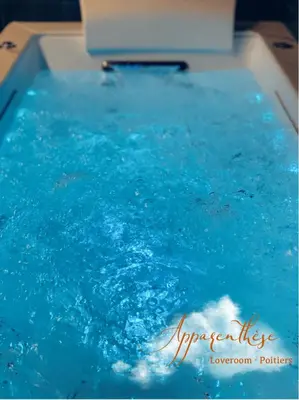 Plan de l'établissement Apparenthèse Love Room Jacuzzi Sauna