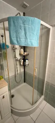 Salle de bains dans l'établissement Bienvenue en Gâtine