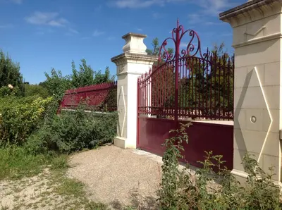 Jardin de l'établissement maison de campagne