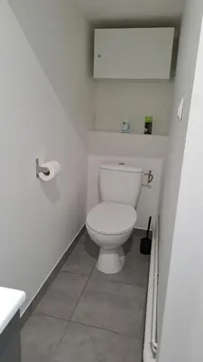 Salle de bains dans l'établissement Super studio, proche centre ville
