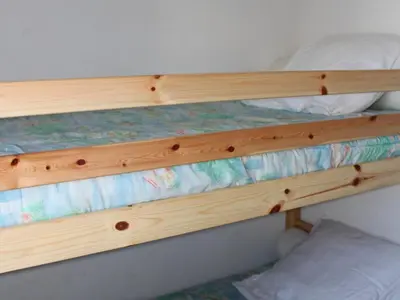 Un ou plusieurs lits dans un hébergement de l'établissement Studio 4 pers avec Wifi et Animaux admis à Châtelaillon-Plage - FR-1-706-10