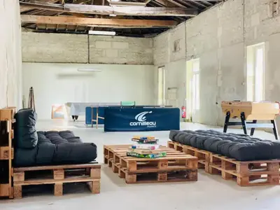 Coin salon dans l'établissement Ile de Malvy