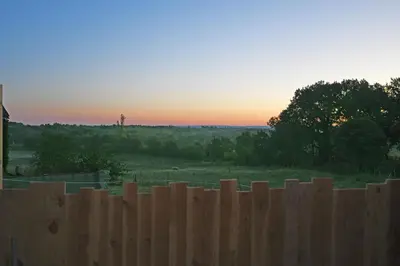 Lever ou coucher de soleil vu de le B&B/chambre d'hôtes ou à proximité