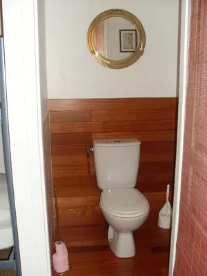 Salle de bains dans l'établissement Villa 4* vue mer piscine spa