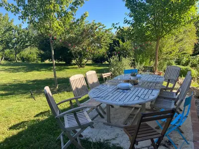 Jardin de l'établissement La Colline aux Licornes