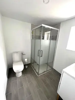 Salle de bains dans l'établissement 178C - Duplex T2 Tout Confort du Gond - 60 m2