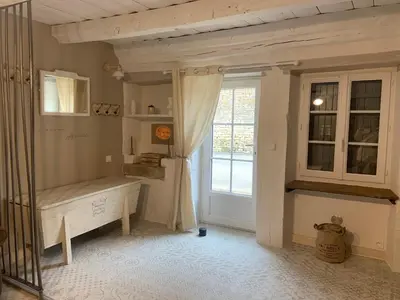 Salle de bains dans l'établissement GITE L’INTEMPOREL