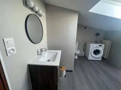 Salle de bains dans l'établissement Le Havre Citadin - Maison de ville à Poitiers