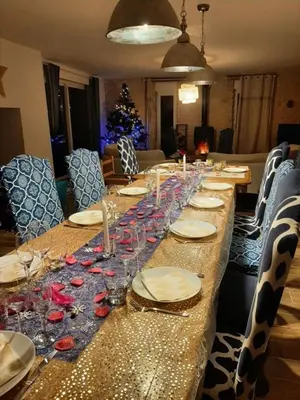 Coin salon dans l'établissement Grand gîte 14 personnes Sud Vendée