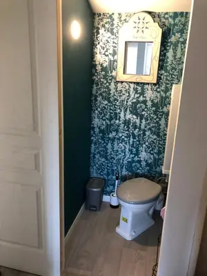 Salle de bains dans l'établissement Grand gîte 14 personnes Sud Vendée