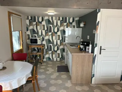Cuisine ou kitchenette dans l'établissement Studio des Lilas