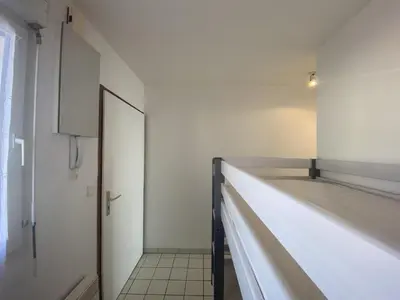 Un ou plusieurs lits dans un hébergement de l'établissement Appartement 4 pers avec vue mer, face à la plage - FR-1-709-33