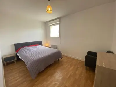 Un ou plusieurs lits dans un hébergement de l'établissement Maison calme récente à Fouras - 6 pers. - FR-1-709-40