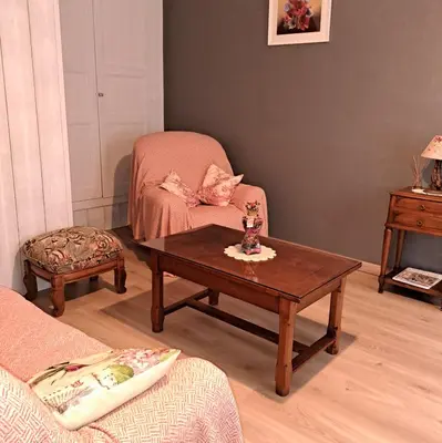 Coin salon dans l'établissement Maison de Preuillé