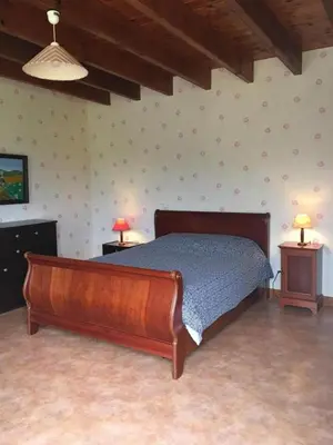 Un ou plusieurs lits dans un hébergement de l'établissement La ferme d'ernest