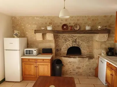 Cuisine ou kitchenette dans l'établissement Le logis de l'epinoux