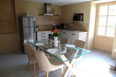 Cuisine ou kitchenette dans l'établissement La poste restante