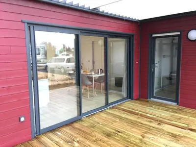 Balcon ou terrasse dans l'établissement Mandarine la vallee des noyers