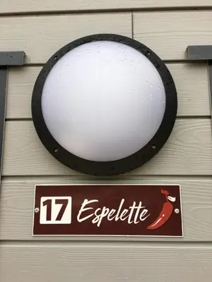 Certificat, récompense, panneau ou autre document affiché dans l'établissement Espelette la vallee des noyers
