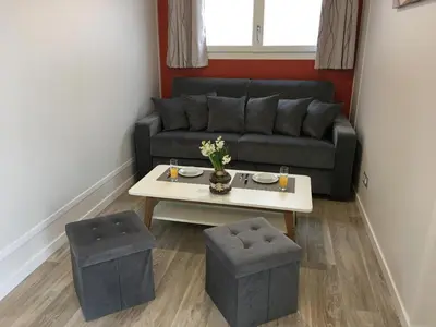 Coin salon dans l'établissement Espelette la vallee des noyers