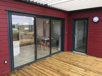 Balcon ou terrasse dans l'établissement Pistache la vallee des noyers