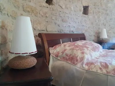 Un ou plusieurs lits dans un hébergement de l'établissement Chateau d'ayron