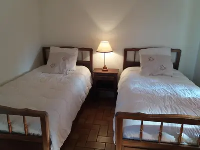 Un ou plusieurs lits dans un hébergement de l'établissement Chateau d'ayron