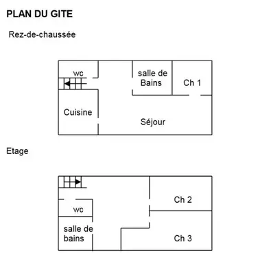 Plan de l'établissement La maison forte