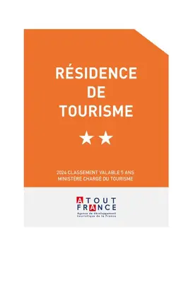 Certificat, récompense, panneau ou autre document affiché dans l'établissement Le Duplex de Bellevue - Futuroscope - La Conciergerie.