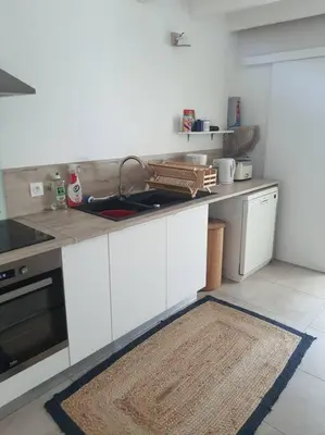 Cuisine ou kitchenette dans l'établissement Appartement duplex 4 personnes