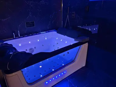 Plan de l'établissement Suite Casanova avec SPA & Escape Love Game - Doux Bleu Jeux